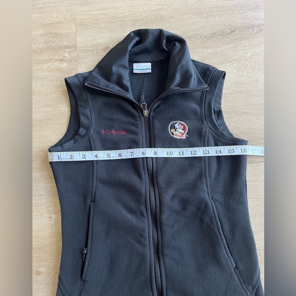 Columbia Florida State University Black Vest Fleece SZ XS - Picture 3 of 6